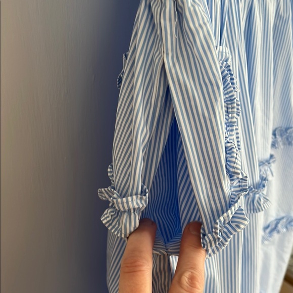 kate spade x Target Ribbon Striped Short Sleeve Midi Shirtdress - Picture 7 of 9